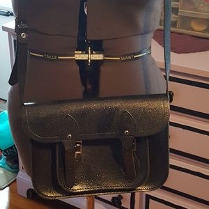 Cambridge Satchel Company glitter cross body bag